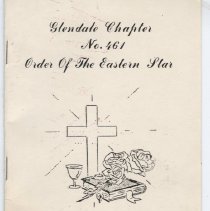 1988-1989 yearbook for No. 461, Order of Eastern Star (OES)