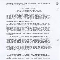 Articles about Elizabeth (Hixon) Thomas Tranter (1830-1897)