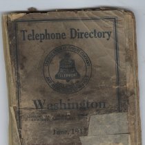 June 1917 Washington Bell Telphone Co. directory