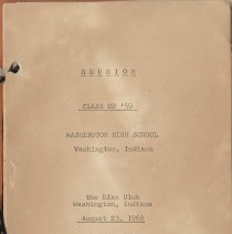 10 year reunion of the class of 1959 at Washington High School