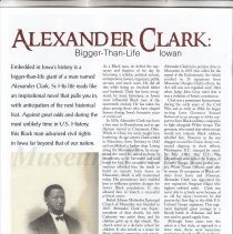 Alexander Clark: Bigger-Than-Life