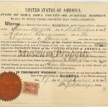 Certificate, Citizenship