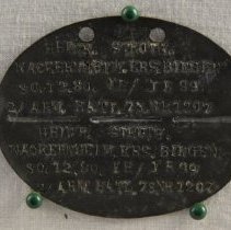 German Whole Identification Tag