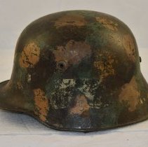 Camouflaged German Helmet