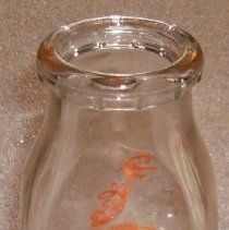 Hi-Lan Dairy Cream Bottle, Half-Pint