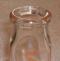 Cedarside Dairy Cream Bottle, Half-Pint