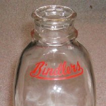 Binders Indented Milk Bottle