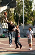 Basketball in Fisher Park
