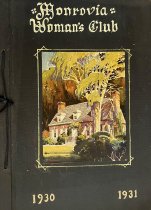 Monrovia Woman's Club Scrapbook Cover