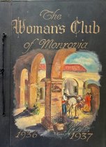 Monrovia Woman's Club Scrapbook Cover