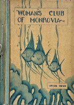 Monrovia Woman's Club Scrapbook Cover