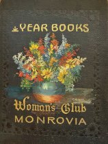 Monrovia Woman's Club Yearbooks Cover