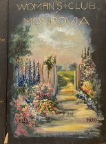 Monrovia Woman's Club Scrapbook Cover