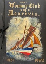 Monrovia Woman's Club Scrapbook Cover