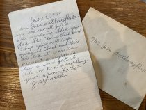 Julius Parker Sr. letter to John Parker