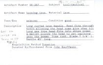 Original donation card