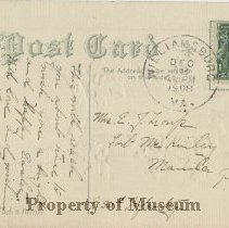 Jolly Christmas Card back