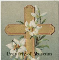 Lilies and Cross Card