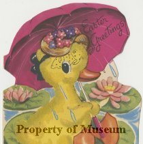 Duckling Easter Card