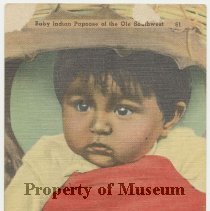 Baby Indian Papoose of the Ole Southwest