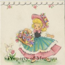 Flower Girl Easter Card