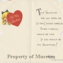 Girl in Chair, Valentine