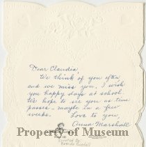 Thinking of You on Valentines Day (Back)