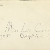 Misc. Cress Letters