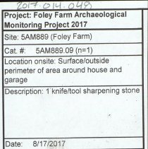 Stone, Scythe Sharpening