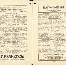 Brighton, Colorado City Directory1929