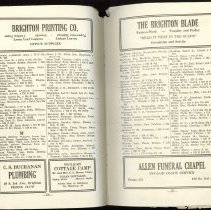 Brighton, Colorado City Directory1939