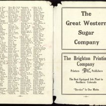 Brighton, Colorado City Directory1939