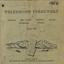 Colorado Telephone Directory1956