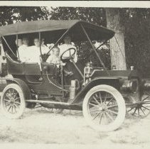 Frederick Albert Riethmann Driving Automobile