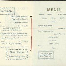 Eureka Lodge Ball Dance Card