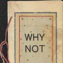 Eureka Lodge Ball Dance Card