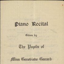 Program, Concert