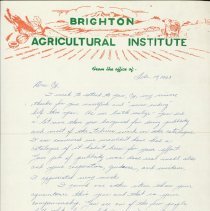 Dick Riddell Letter