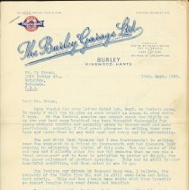 John A. Thuller Letter