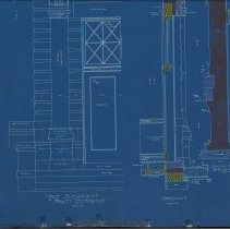 City Hall Blueprints Front Enterance