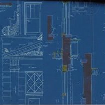 City Hall Blueprints Front Enterance