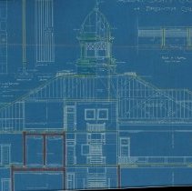 City Hall Blueprints Transverse Section