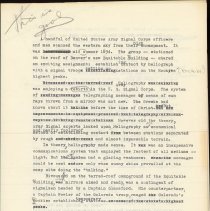 U.S. Army Signal Corps Story