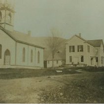 Congregational Church and Brophy's Store