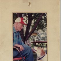 Uncle Art Gilbert and Dog