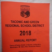 Taconic and Green regional School District 2018 Annual Report