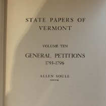 General Petitions (1793 – 1796)