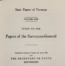 Index to the Papers of the Surveyors General