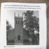 2020 Annual Reports of the Officers and Committees of the United Church of Dorset and East Rupert, U.C.C.