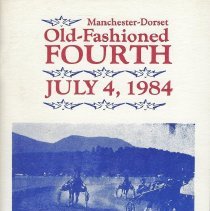 Manchester — Dorset Old Fashioned 4th of July Program
